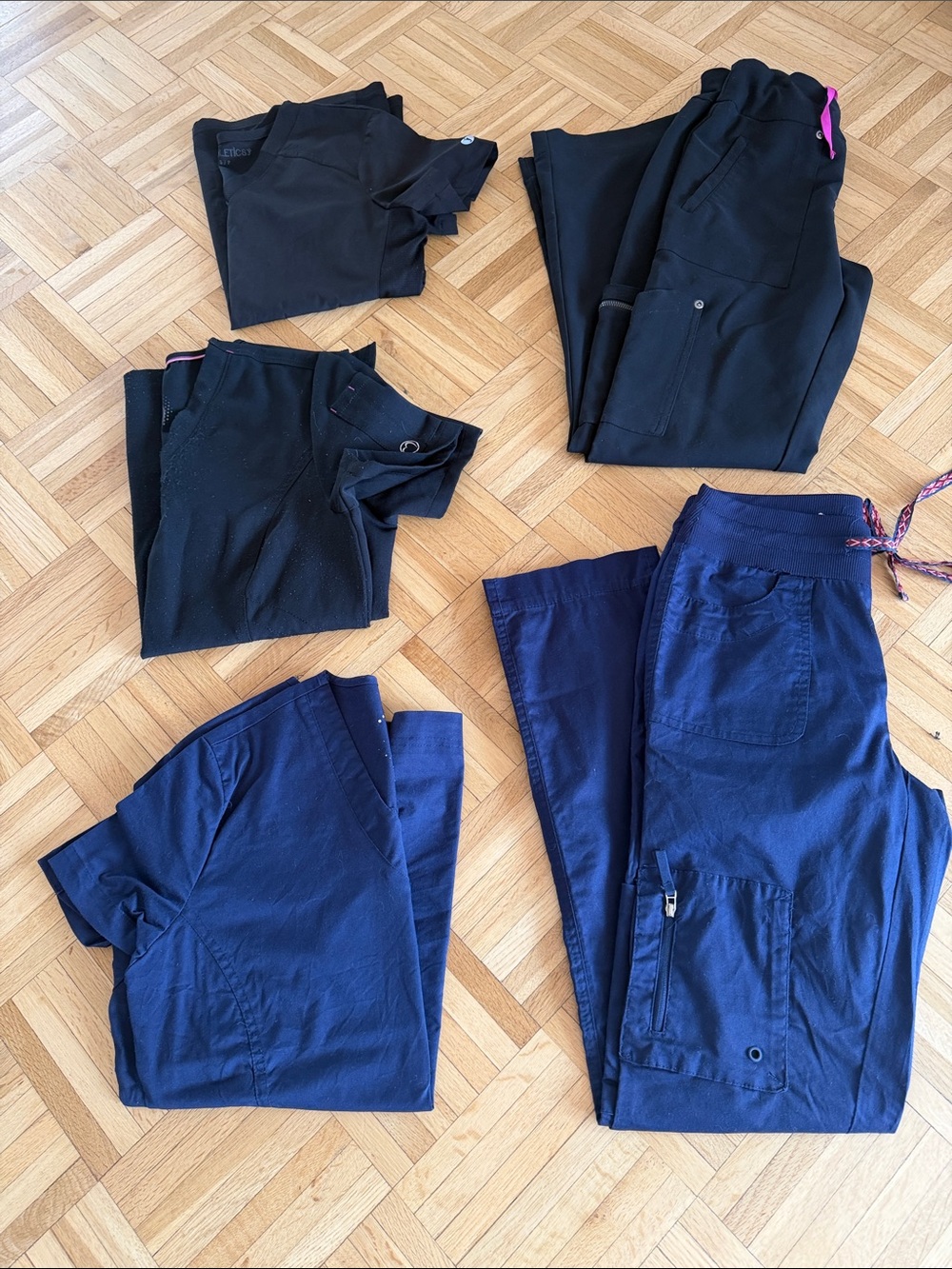 Navy + Black SCRUB Sets